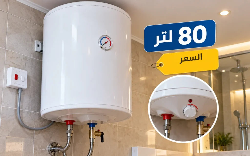 سعر سخان الخزف السعودي 80 لتر